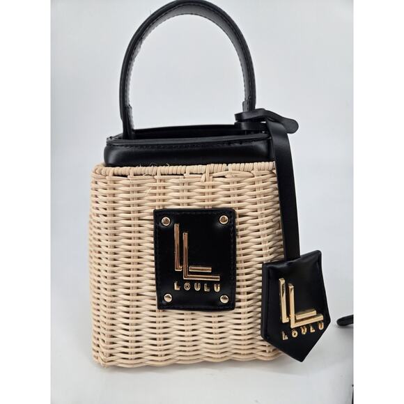 Loulu Mini Wicker Handbag Purse Handle With Removable Strap Crossbody Strap - Picture 1 of 13
